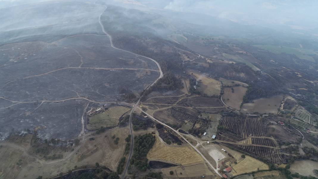 Çanakkale'deki orman yangını 39 saattir sürüyor 18